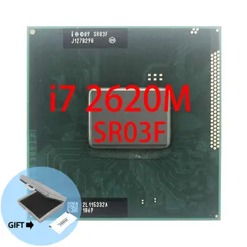 Intel Core i7-2620M i7 2620M SR03F 2.7 GHz Dual-Core Quad-חוט המעבד 4M 35w אור שקע G2 / rPGA988B