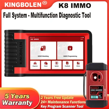 KINGBOLEN K8 IMMO מפתח תוכנית כלים סורק OBD2 הרכב אימובילייזר מתכנת כל מערכת כלי אבחון pk שיגור IMMO עילית X-P