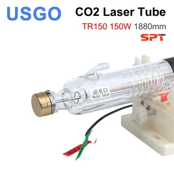 USGO SPT TR150 150-180W Co2 לייזר צינור באורך 1880mm דיה.80mm על לייזר CO2 החריטה ומכונת חיתוך