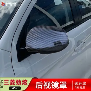 אביזרי רכב עבור מיצובישי Asx 2013-2020 Abs כרום במראה האחורית לכסות לקצץ/המראה האחורית קישוט רכב מדבקות