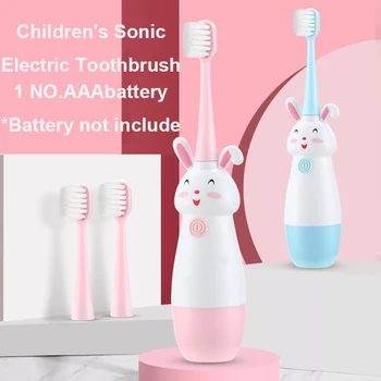 סוניק מברשת שיניים חשמלית על 3-12 ילדים בגיל בית חכם דפוס קריקטורה לילדים מברשות שיניים ניידת התינוק מברשת שיניים מברשת