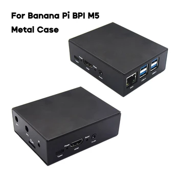 תיק מתכת - Box בננה פאי BPI M5 קירור מתכת שריון CPU - גוף קירור מגן תיבת בננה פאי BPI M5